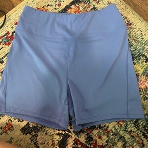 Purple/blue biker shorts